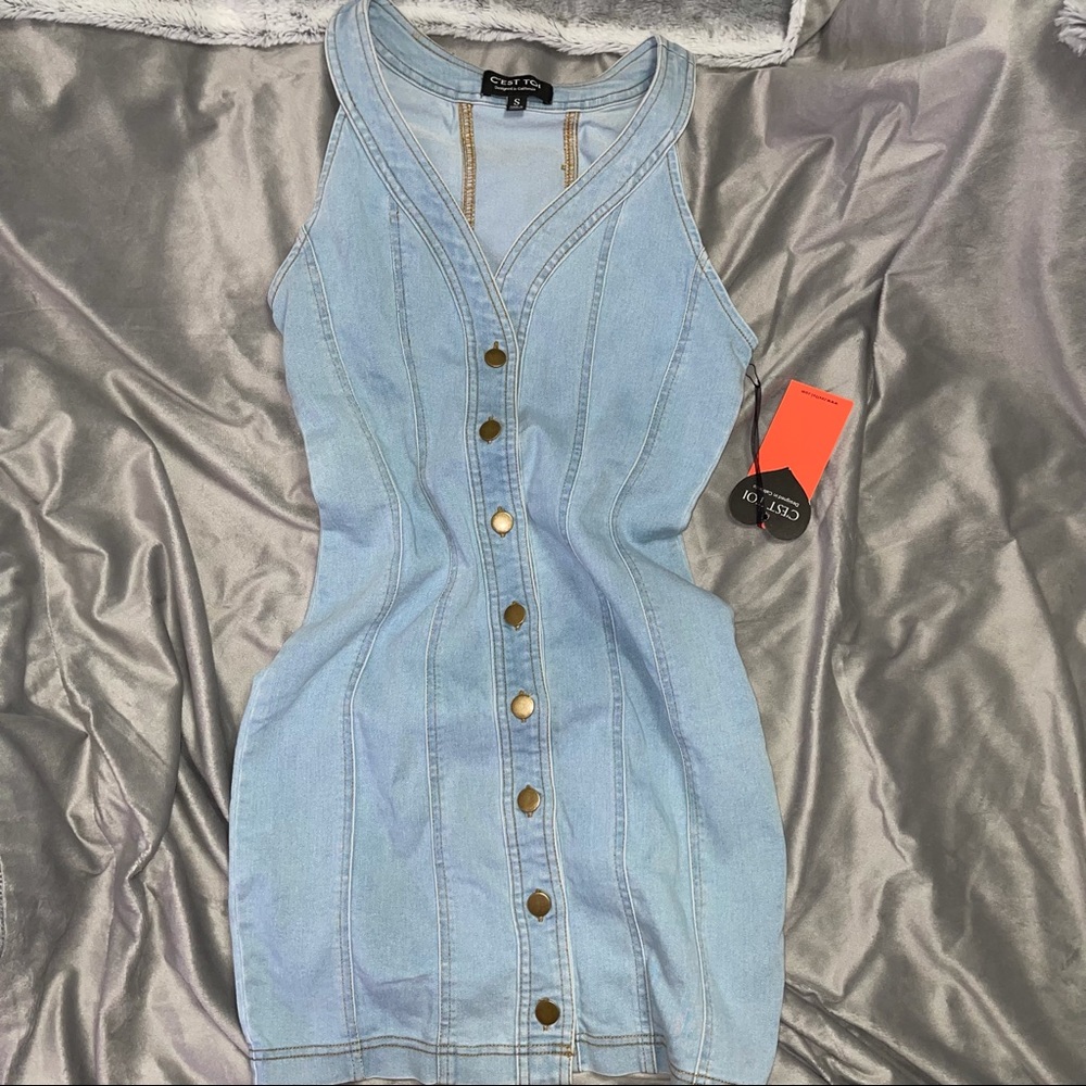 Denim dress